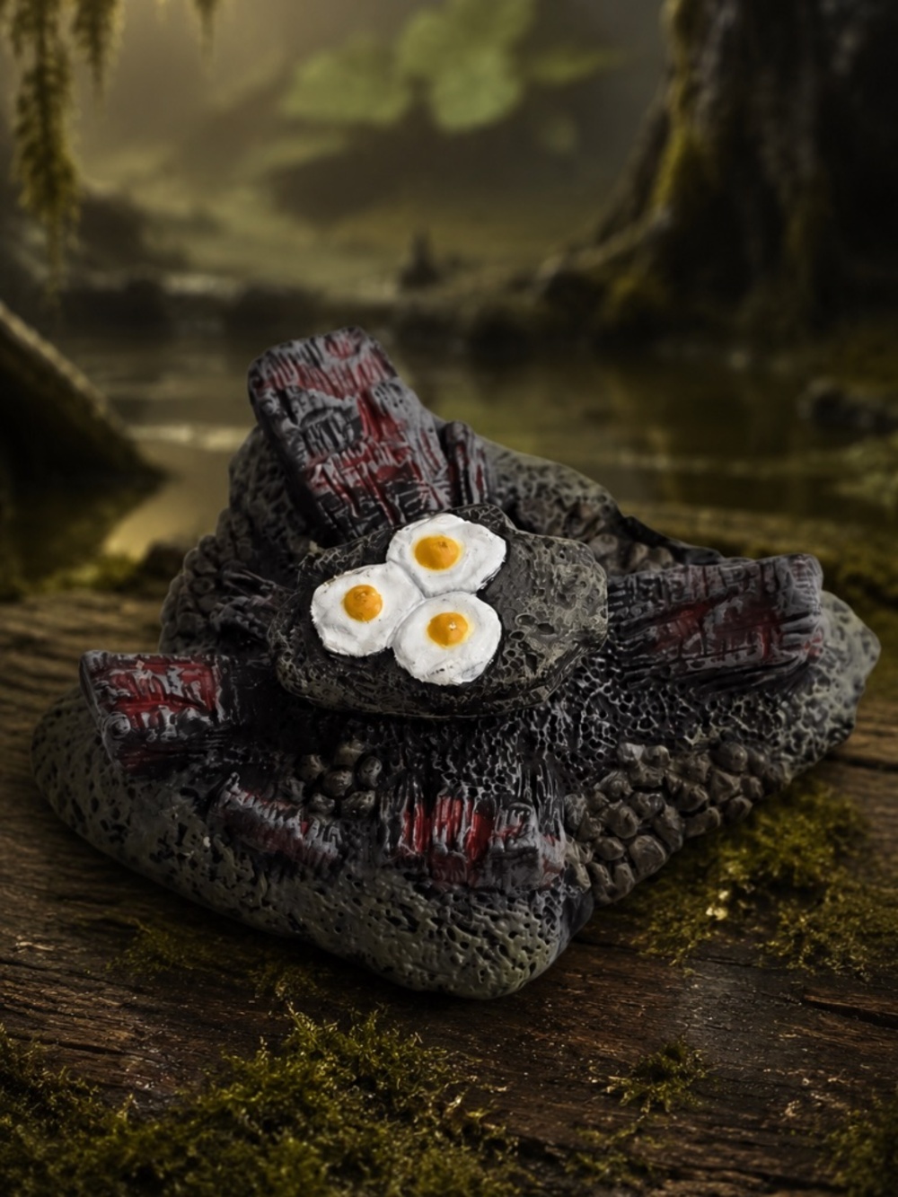 Shrek McFarlane Toys 2001 Swamp Cooking Eggs Diorama Accessory - Picture 1 of 4